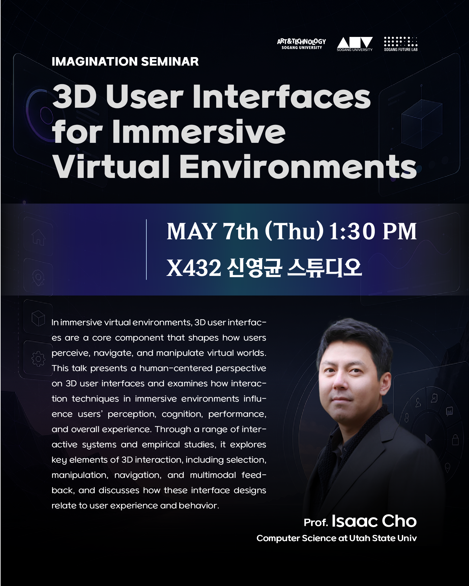 [Imagination Seminar] 3D User Interfaces for Immersive Virtual ...